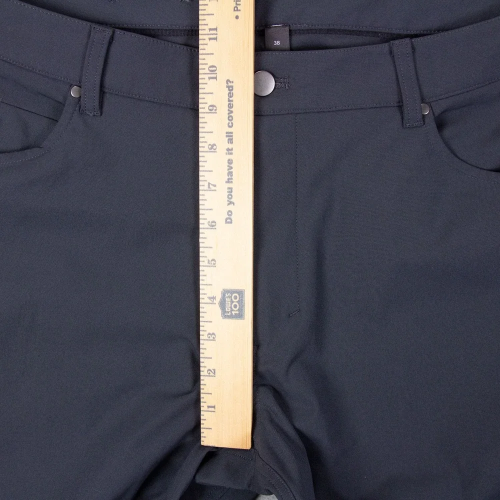 Lululemon ABC Pant Classic Fit Mens 38x34 Gray Warpstream Performance Trousers